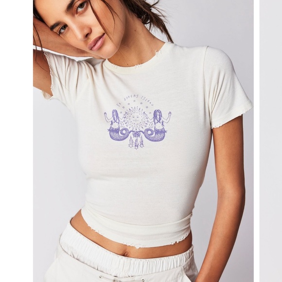 Free People The Forecast Agency Celestial Mermaid Tee - Picture 3 of 14